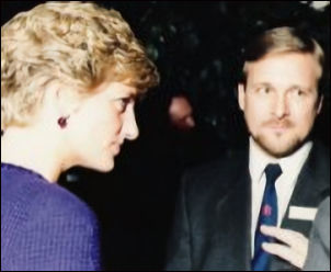 Anthony with Princess Diana